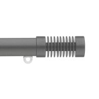 Silent Gliss Groove Cylinder Finial for 23mm 7600 Metropole Curtain Pole