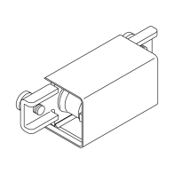 Silent Gliss Intermediate Pulley for 3900 Curtain Track