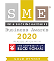 SME MK & Buckinghamshire Business Awards 2020 - Gold Winner