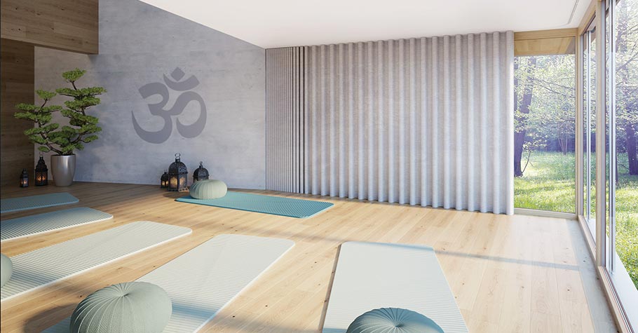 Silent Gliss 3870 Track with Wave Curtains